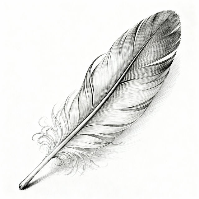 Feather Sketches - Made With AI gallery