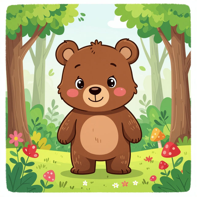 Bear Clip Art - AI Generated gallery