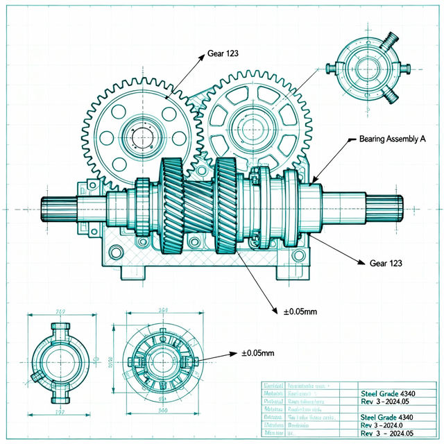 Industrial Drawing Art gallery