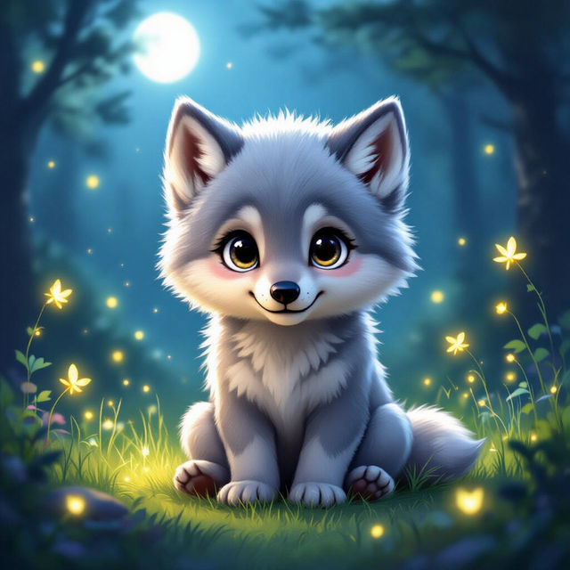 Cute Wolf Wallpapers gallery