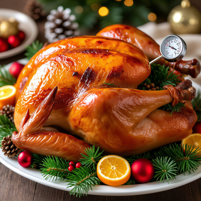 Where to Put Thermometer in Turkey Pictures gallery