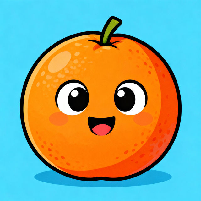 Orange Easy Drawings gallery