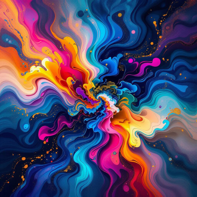 Explore Stunning AI-Generated Fluid Art gallery