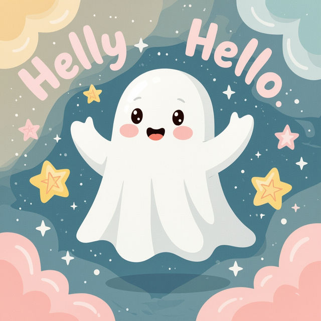 Cute Ghost Art - Made With AI gallery