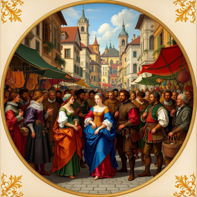 AI-Generated European People Art gallery