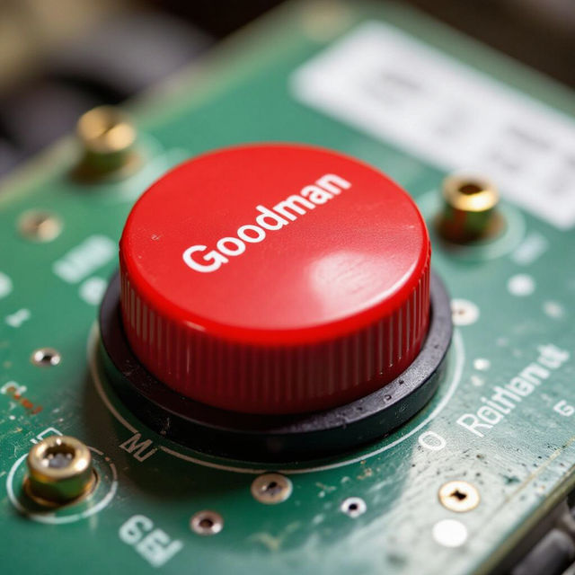 Picture of Reset Button on Goodman Furnace gallery