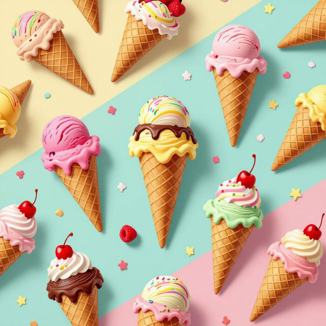 Ice Cream Cone Clip Art gallery