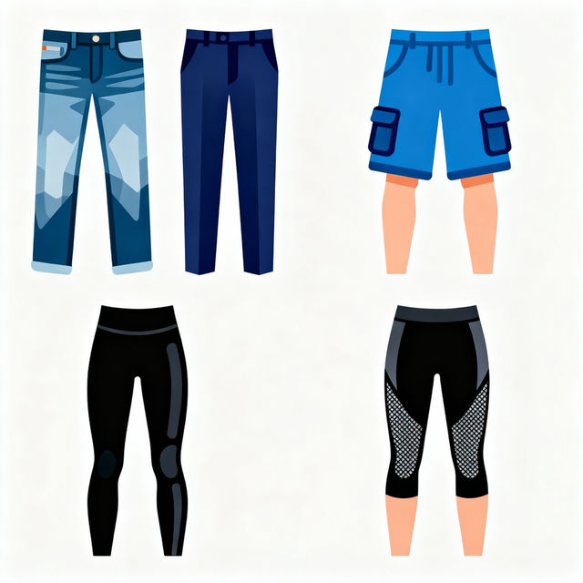 Pants Clip Art - Made With AI gallery