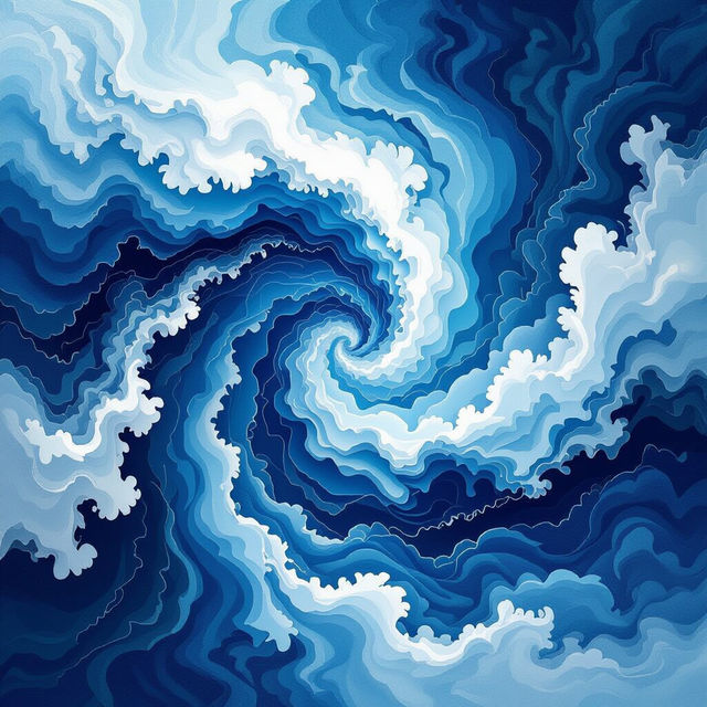 Blue And White Art gallery