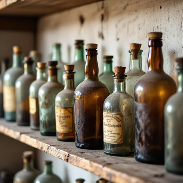 Pictures Of Old Bottles Worth Money gallery