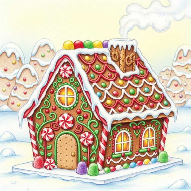AI Gingerbread Drawings Gallery gallery