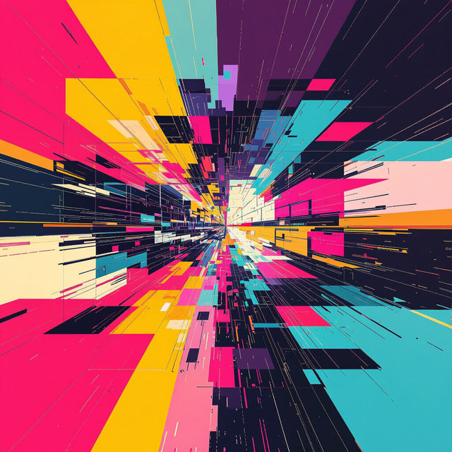 Glitch Art Style gallery
