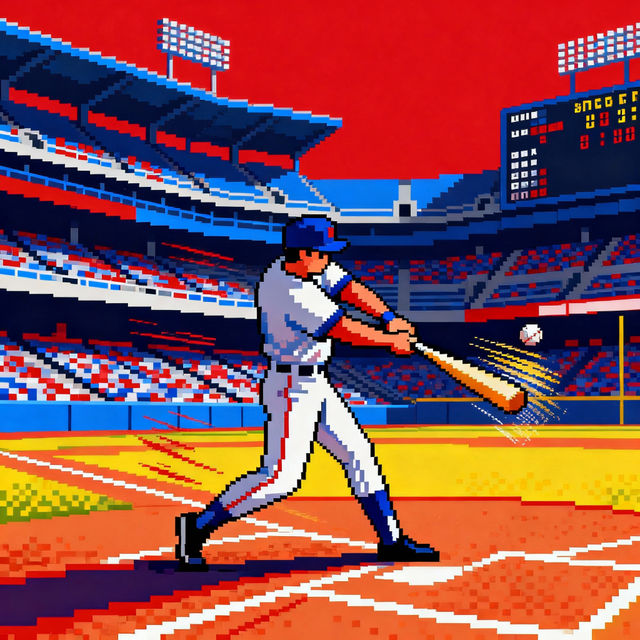 Baseball Pixel Art gallery