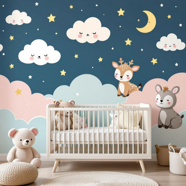 Peel and Stick Wallpaper for Nursery gallery