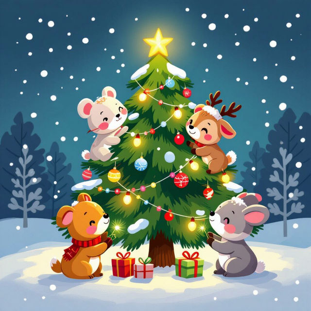Christmas Cute Wallpapers - Made With AI gallery