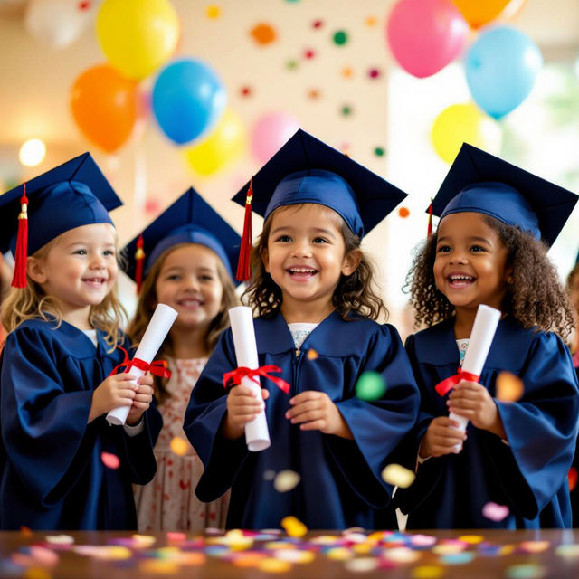 Pre K Graduation Pictures - AI Generated gallery