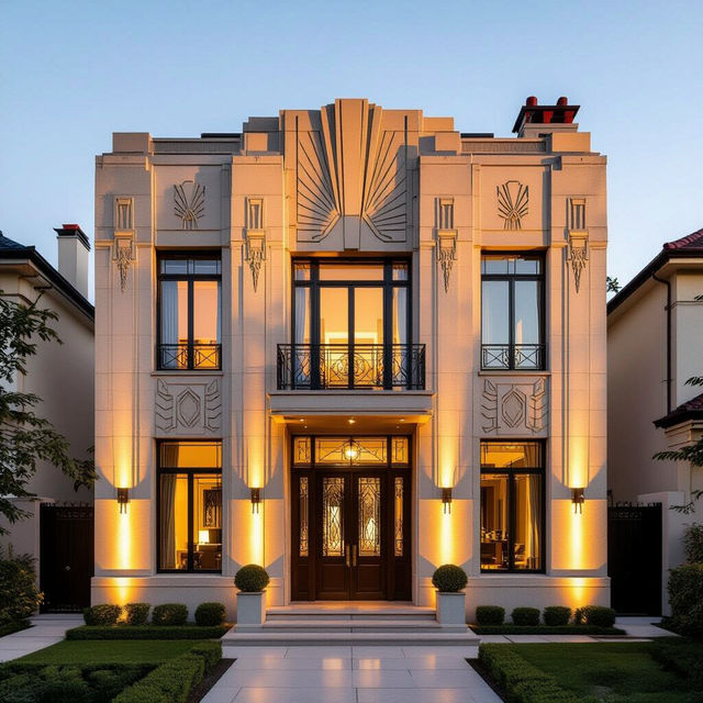 Explore Stunning Art Deco House Designs gallery