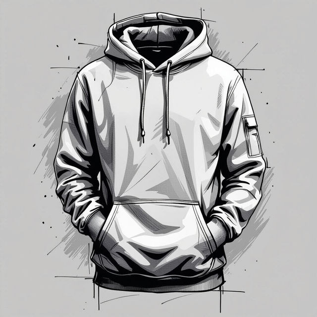 Hoodie Drawing Reference gallery