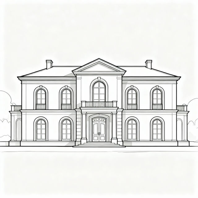 Mansion Drawing Easy - Made With AI gallery