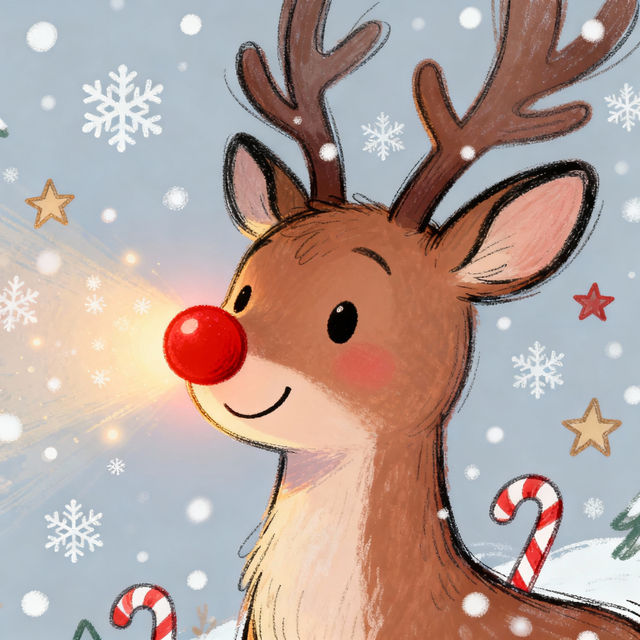 Rudolph The Red-Nosed Reindeer Drawings gallery