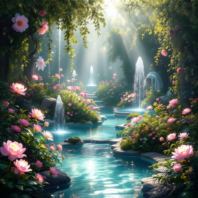 Garden Images - Created with AI gallery