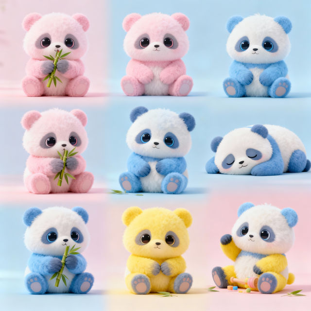Cute Panda Drawings gallery