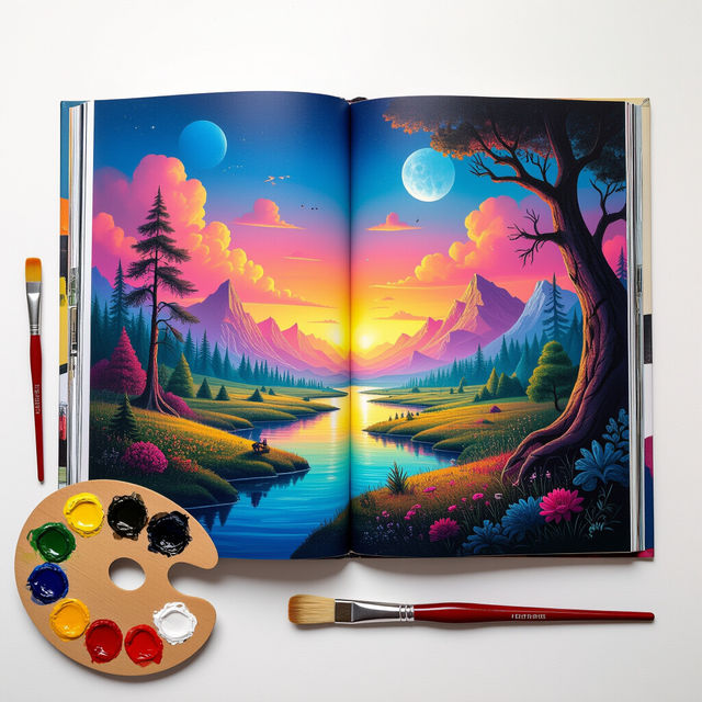 The Art Book - AI Generated Art gallery