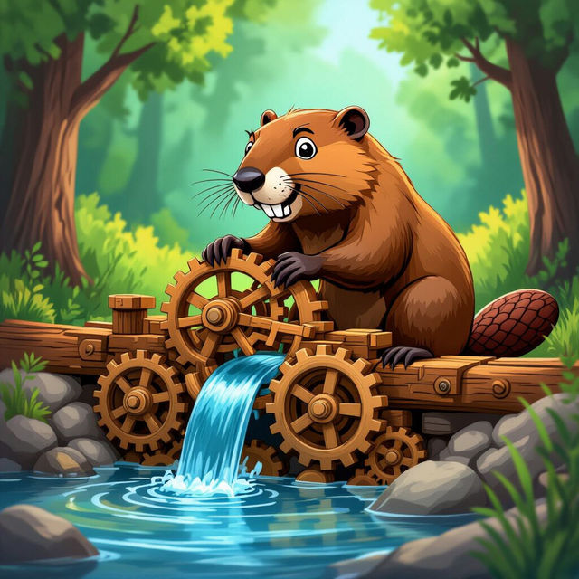 Beaver Art - AI Generated gallery