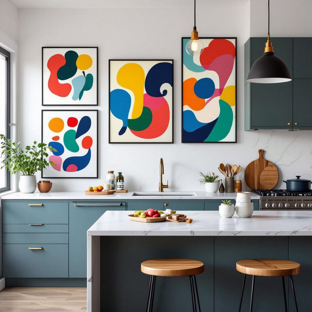AI-Generated Kitchen Wall Art gallery