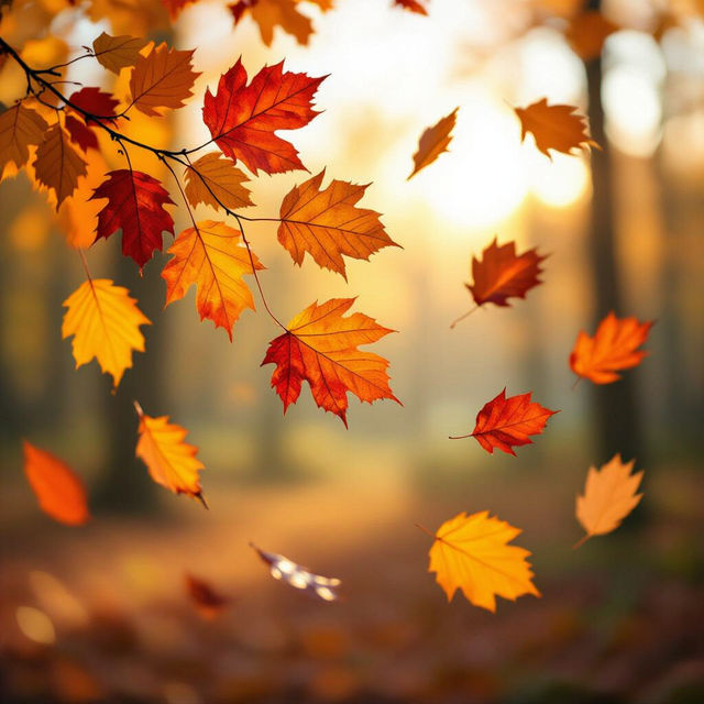 Fall Leaf Art - AI Generated gallery