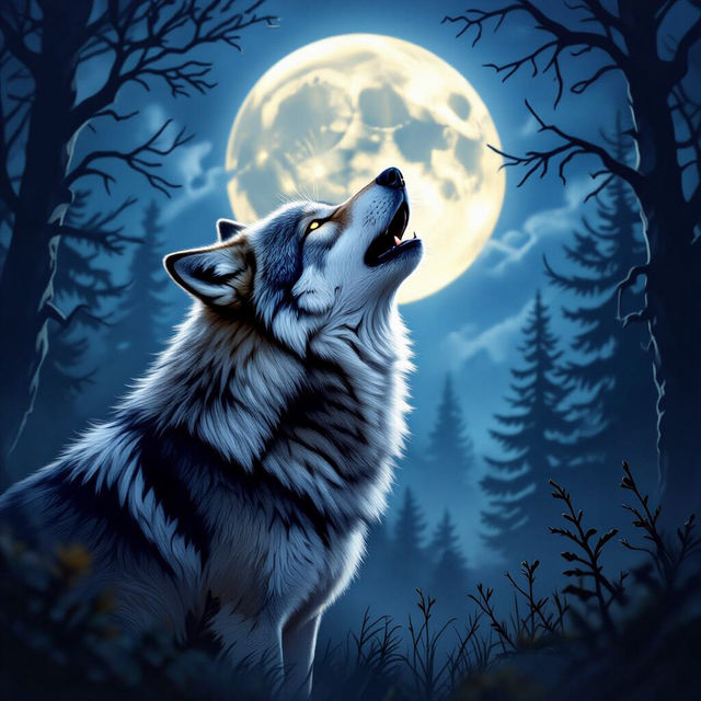 Drawing Of A Wolf gallery