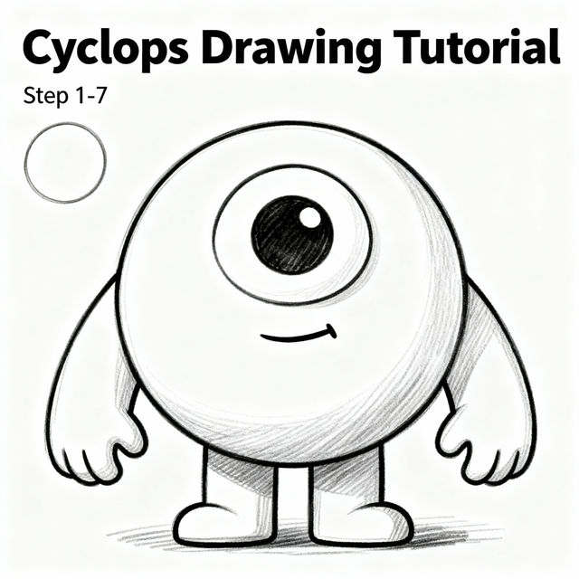 Cyclops Drawing Easy gallery