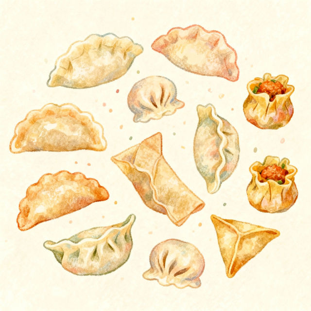 Dumplings Drawing gallery