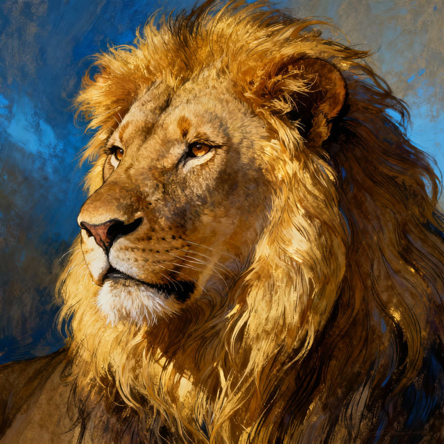 Lion Drawings - Made With AI gallery