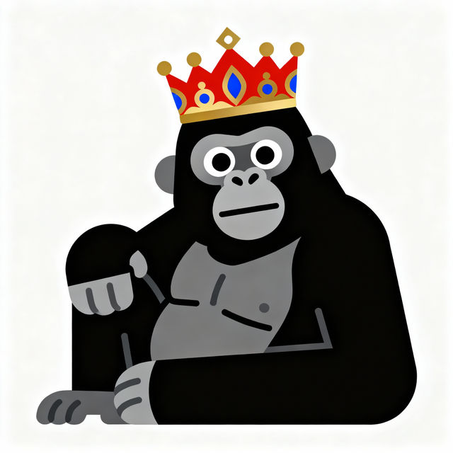 Gorilla Clip Art - AI Generated gallery