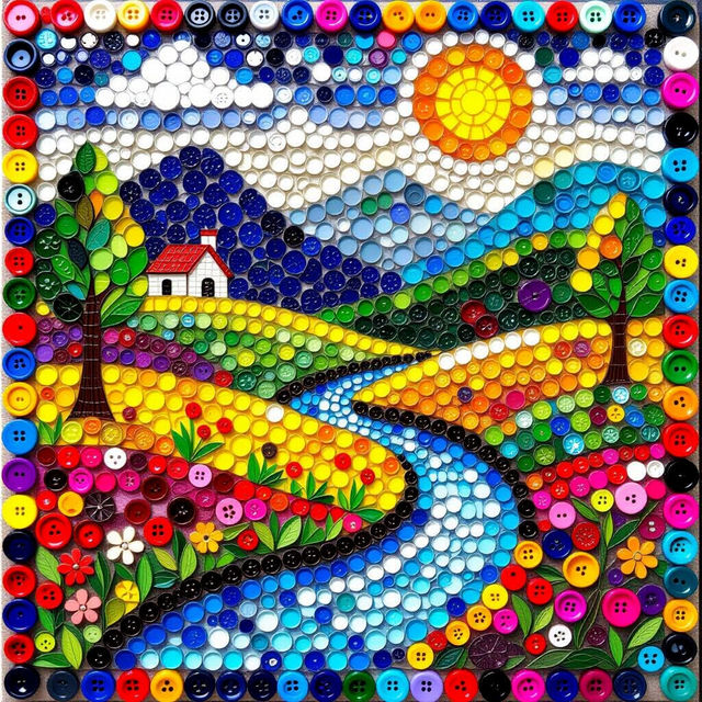 Button Art - Created With AI gallery