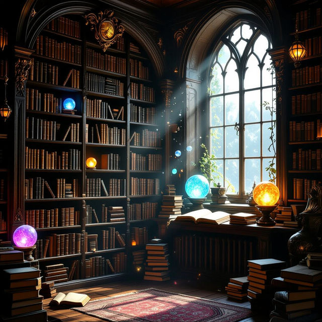 Bookshelf Art - AI Generated gallery