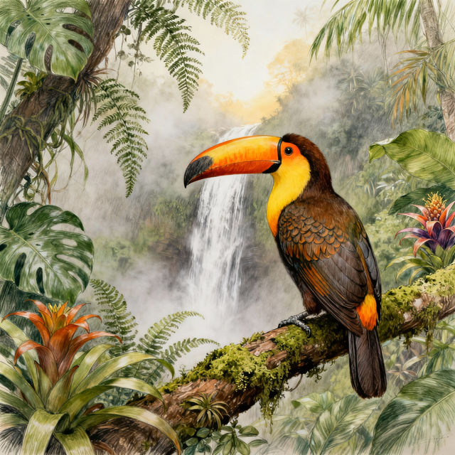 Costa Rica Drawings - AI Generated Art gallery