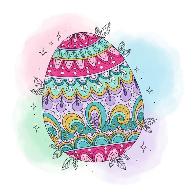Explore AI-Generated Easter Egg Drawings gallery