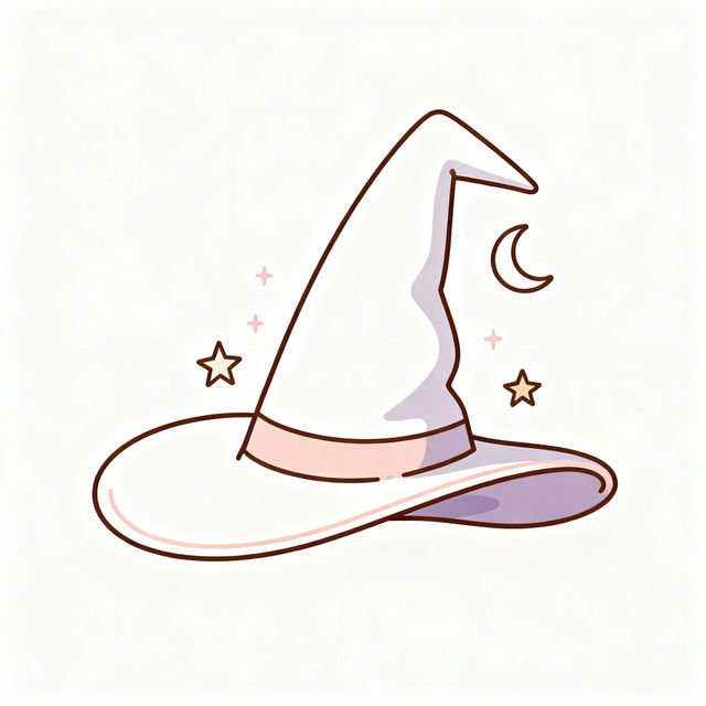 Easy Witch Hat Drawing gallery