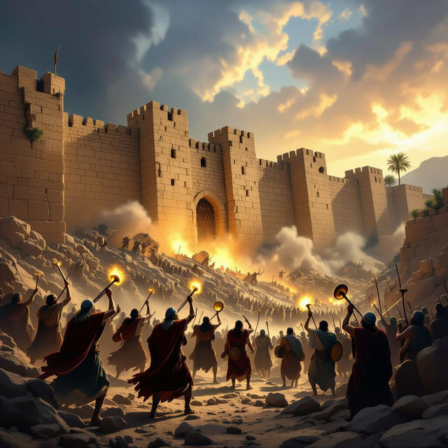 Walls of Jericho Bible Pictures gallery