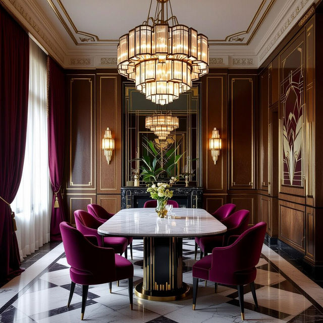 Art Deco Dining Room Ideas gallery