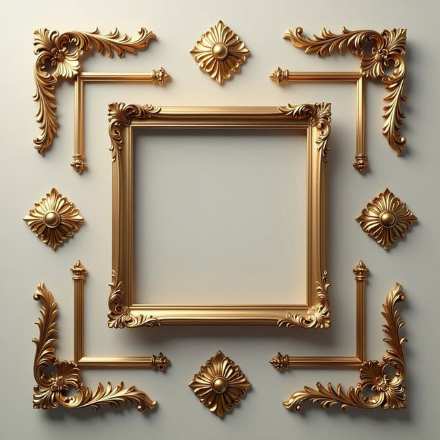 Picture Frame Parts - Made With AI gallery