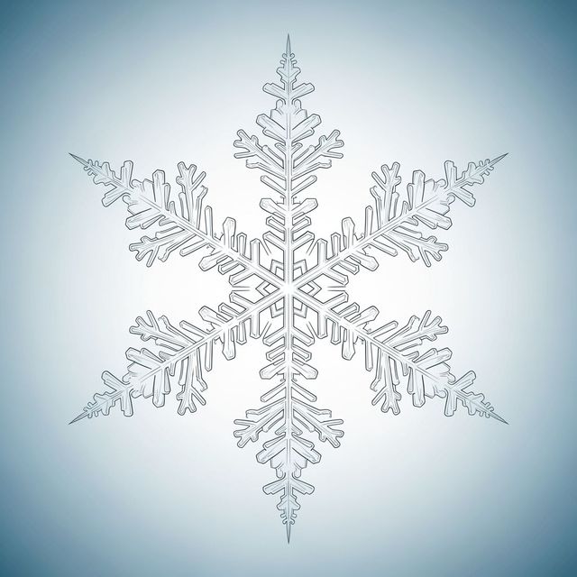 Easy Snowflake Drawings Made With AI gallery