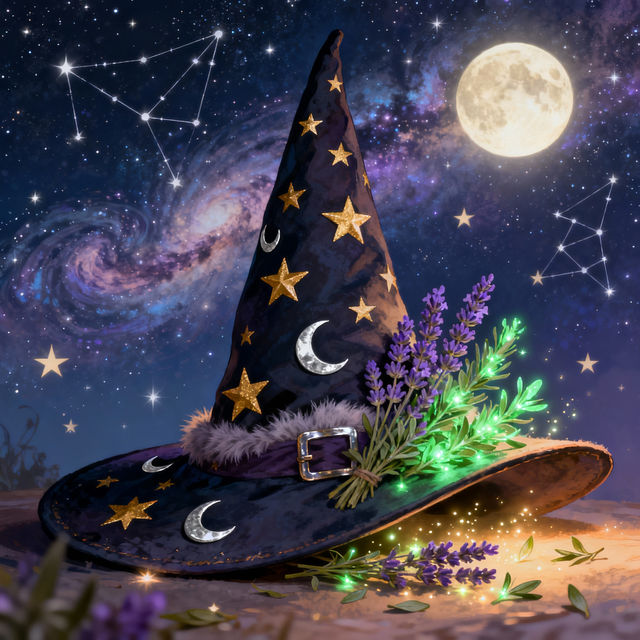 Witch Hat Drawings - AI Generated gallery