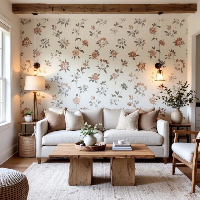 Modern Farmhouse Wallpaper gallery