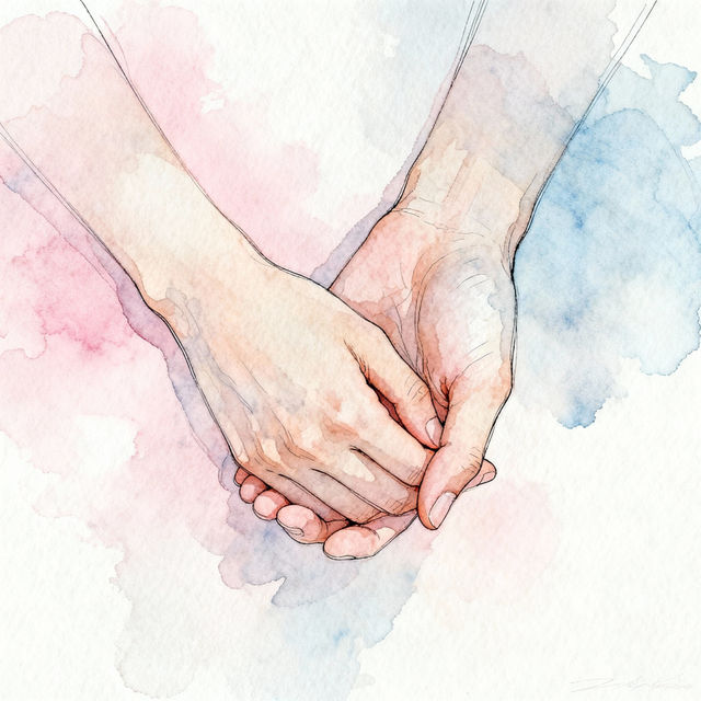 Holding Hands Drawing Reference gallery