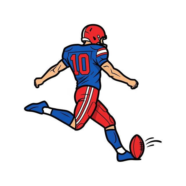 AI-Generated Football Clip Art gallery