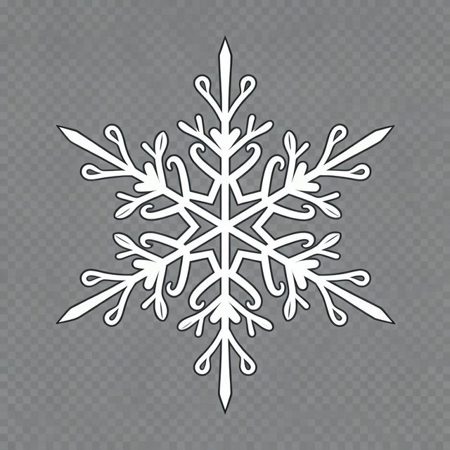 Snowflake Drawing Cut Outs gallery
