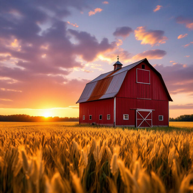 Picture Of A Barn gallery